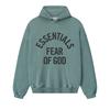 Fear of God Essentials Худи Campus 90-х Выцветший Прибрежный Унисекс Топы Синий 192SP266703F