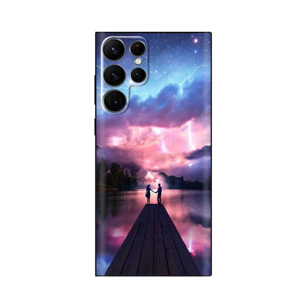 Чехол для Samsung Galaxy S22 Ultra Чехол для Samsung S23 Ultra S 23 Мраморный Мягкий Силиконовый Чехол для Телефона S22Ultra S22 5G s 22 Funda