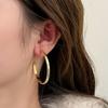 Золотые Серьги-Кольца Женские Серьги-Застежки Легкая Роскошь Высококачественные Серьги Осенние и Зимние Серьги-Кольца