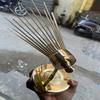 1-ламповый настенный светильник Mid-Century Brass Golden Sputnik, современный домашний декор для гостиной, кухни, спальни, офиса