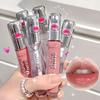 Lip Gloss Mirror Water Glossy Lip Glaze Lasting Liquid Lipstick Clear Glitter Primer Aqua Glowing Lip Oil