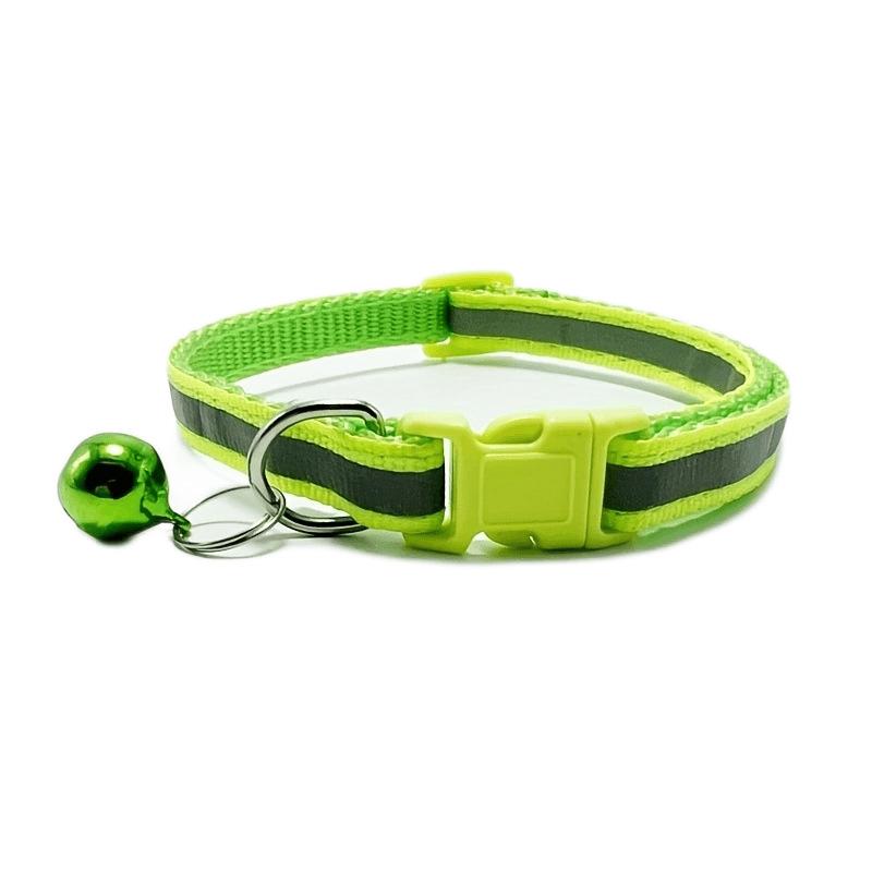 Reflective Pet Collar with Bell - Cat and Kitten Necklace