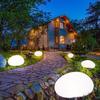 Solar Powered Solar Stone Light LED Solar Powered Rock Light Frosted Glass Ground Lamp  Pathway