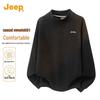JEEP Men's Semi-High Collar Long Sleeve Sweatshirt