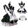 Косплей горничной готической лолиты, комплект лолиты, наряд, костюм, официантка, 3 предмета (женский S)