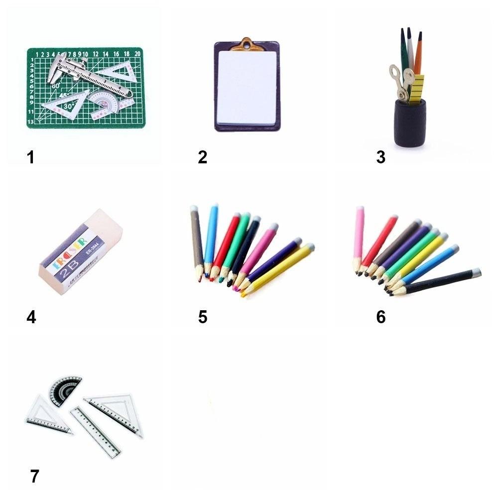 Мини Инструменты для рисования Кукла Канцелярские товары 1:Кукольный домик масштаб 1/12 Письменные принадлежности Вечеринка Фестиваль