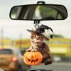 Хэллоуин Кошка Автомобильные аксессуары Подвеска Ведьмина шляпа Дизайн Кошка Тыква Подвесной Украшение Автомобиль