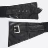 Womens Leather Asymmetric Wide Belt For Casual Fashion Summer