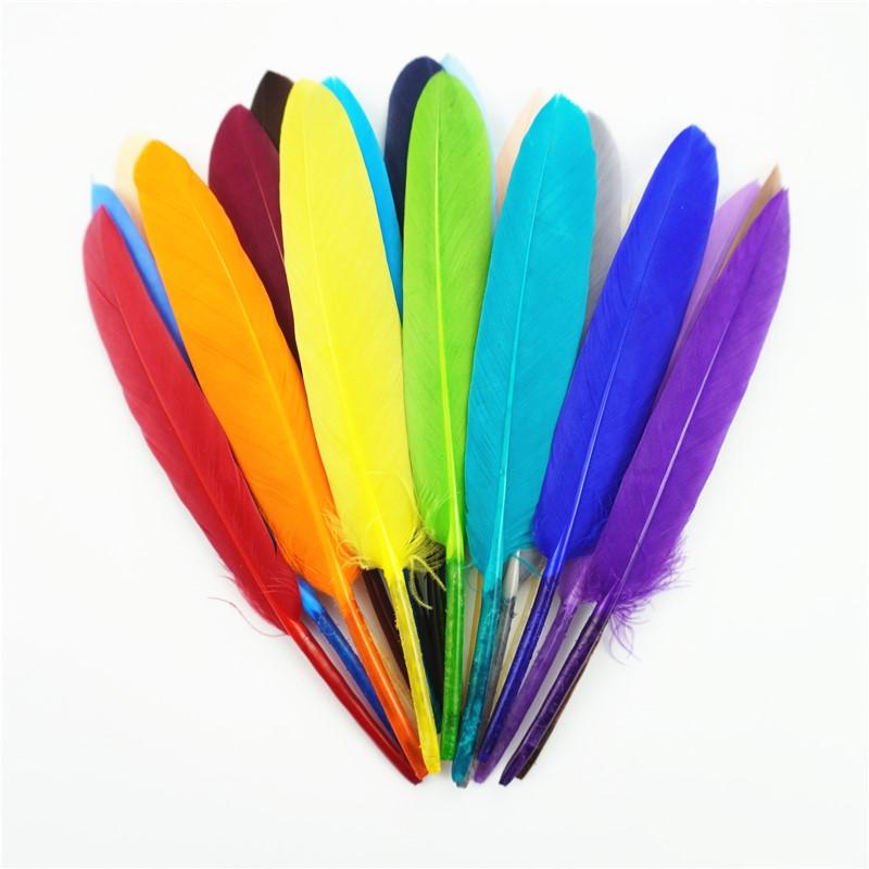 10-15Cm/4-6Inch Colorful Duck Feathers Handicraft Accessories Small Goose Plumes Jewelry Creation Diy Gift Decorations