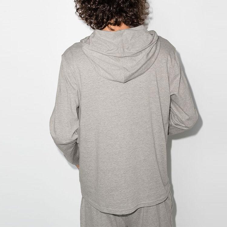 Мужская толстовка с капюшоном Polo Ralph Lauren Logo Вышитый однотонный серый 714844760-002