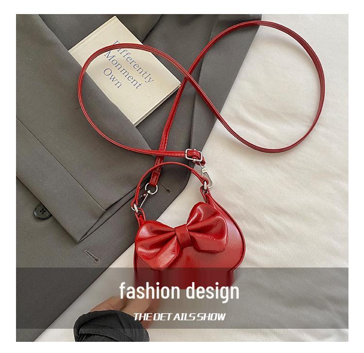 Korean Bow Mini Princess Bag: 2025 Women's Lipstick & Earphone Niche Accessory