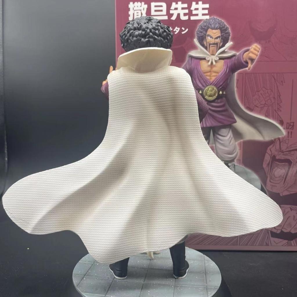 23cm Drogan Boll Z Mister Satan Figure Hercule Ring Name Mark Pvc Action Figures Gk Statue Collection Model Toys Gifts