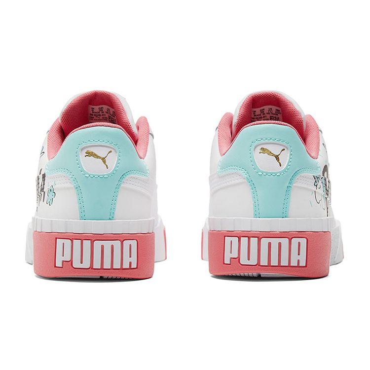 Puma Единорог Повседневные Низкие Детские Кеды для Скейтбординга Детские Кроссовки Белый Зеленый Розовый 381928-01
