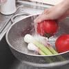Сливная корзина, дуршлаг из нержавеющей стали, прочные ручки, корзина для мытья фруктов и овощей для домашней кухни