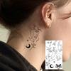 1 лист Кит Котокот Слон Сердце Временные Татуировки Для Женщин Палец Шея, Наклейки Фейк Тату Реалистичные Тату Долго Держатся Боди Арт