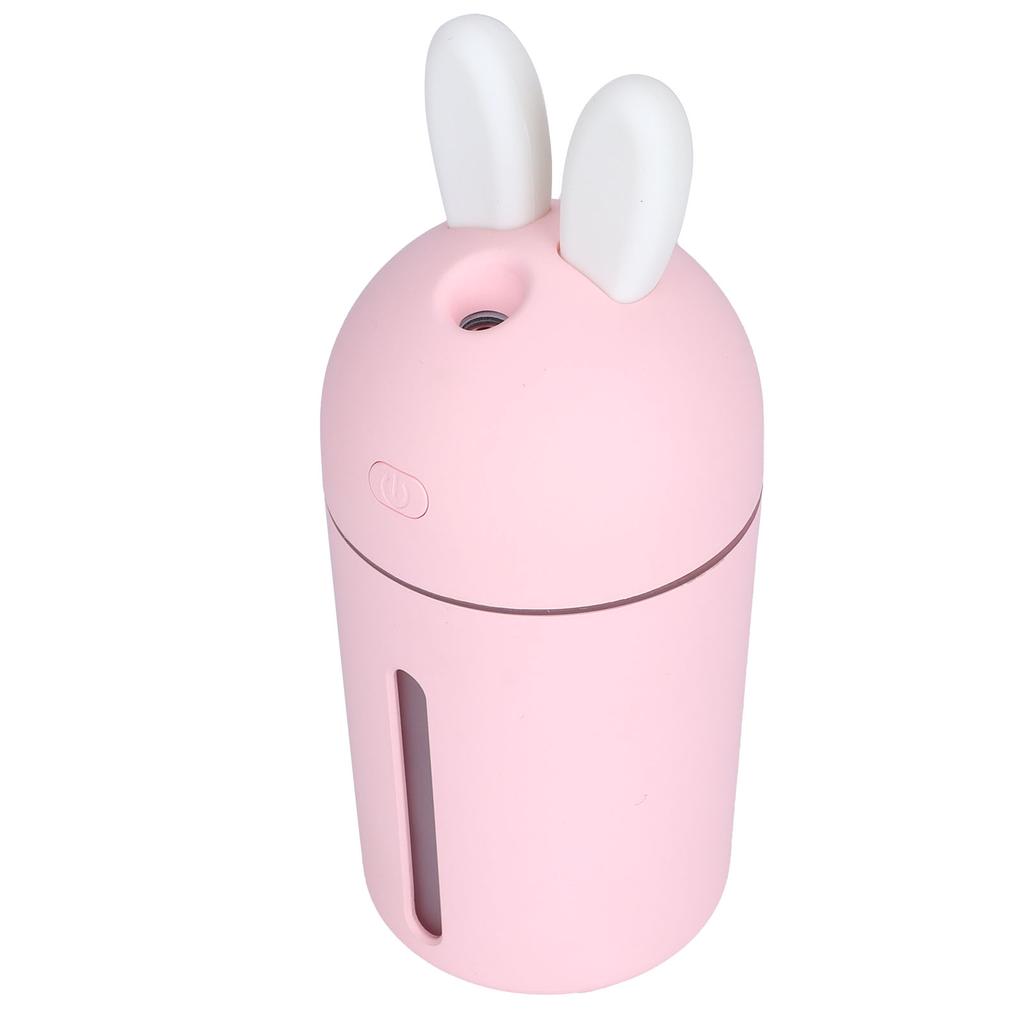 200ml Mini Air Humidifier 3 Hours Timing Ambience Night Light Desktop Humidifier USB PoweredPink