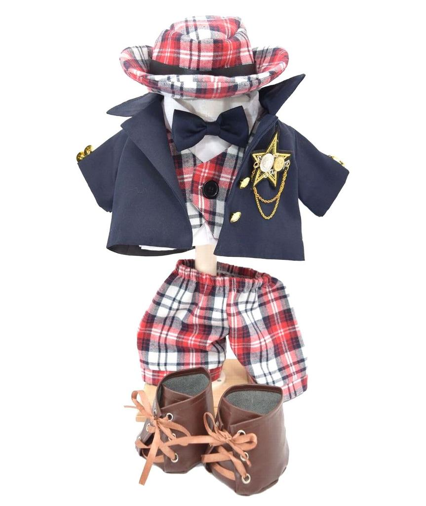 Заказ почтой одежды для плюшевого мишки Элис Даффи костюм темно-синего цвета для выхода в свет без тела для размера S