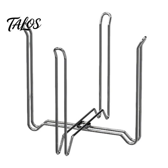 Stainless Steel Trash Bag Stand Holder, Foldable Space Saving Stable Garbage Multipurpose Folding Rack Stand, Portable Food Waste Collector