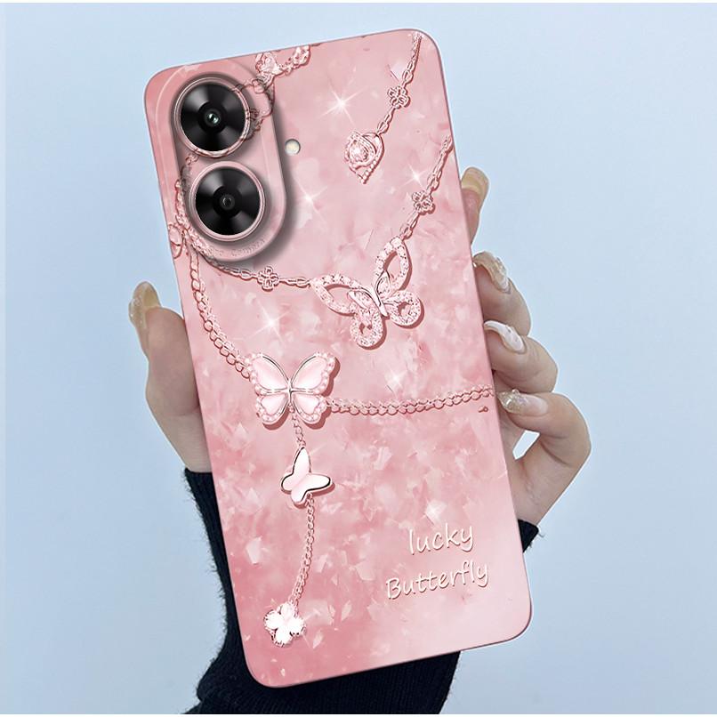 Чехол для телефона Realme Note 60 60X Narzo N61 Задняя крышка Матовый корпус Новый дизайн Мягкий силикон Funda для Realme Note60 RMX3933 Чехол