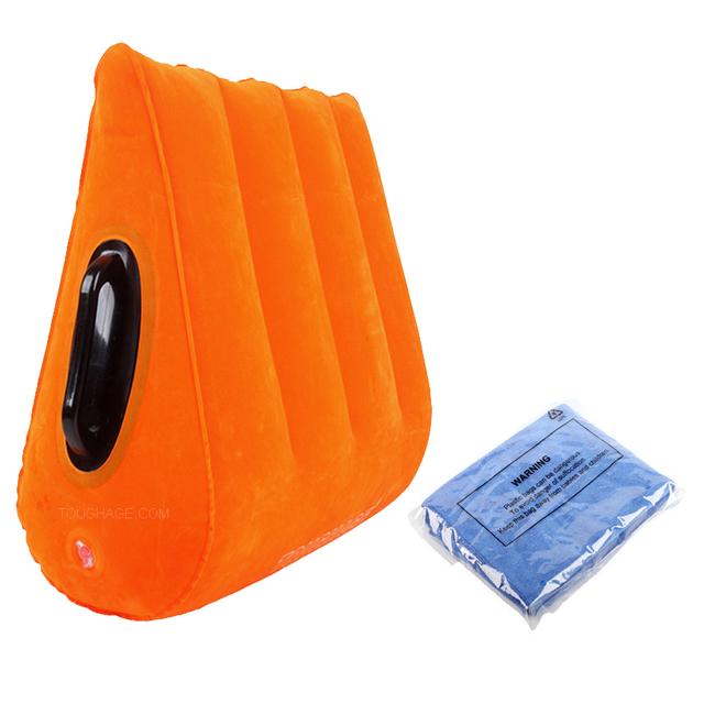 Sex Inflatable Pillow With Handle Triangle Cushion Portable Foldout Support Positioning Mattress Pillow Sex Toys For Couples