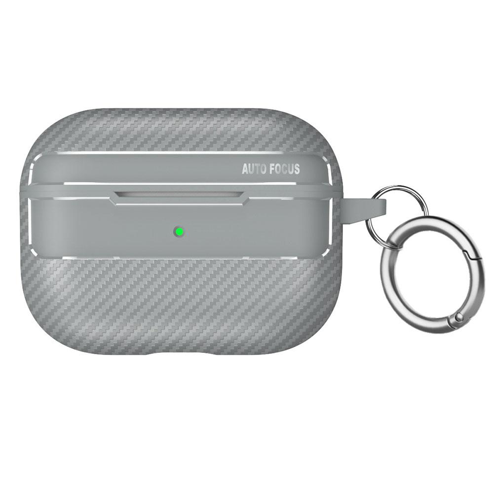 Для AirPods Pro 3 Чехол 2025 Чехол с текстурой углеродного волокна с карабином Противоударная беспроводная крышка для AirPods Pro 3