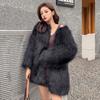 Imitation Fur Coat Women's Medium and Long Winter Imitation Fox Hair Slim and Thin Thickened Fur Coat