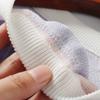 Летняя женская тонкая футболка с круглым вырезом, трикотажная, с полосками и цветовым столкновением, маленькая, свежая