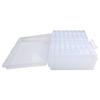 Photo Storage Case Pack For 4 By 6 Photos - 16 PP Boxes With Buckle Lock Handle And Fixed Divider For Stability