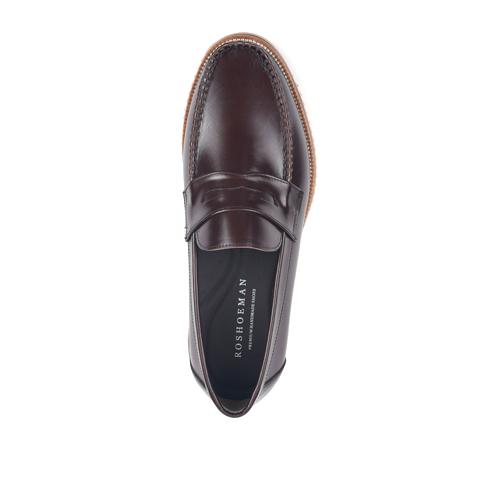 Roshoeman 8052-1 Новые лоферы темно-коричневые
