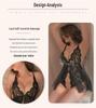 Кружевной комбинезон Yiyue Temptation с открытой промежностью - Стиль 8432.