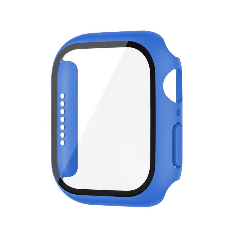 Tempered Glass+Case For Watch 38mm 40mm 41mm 42mm 44mm 45mm 46mm Screen Protector Protective Cover iWatch 10 8 7 9 6 SE 5