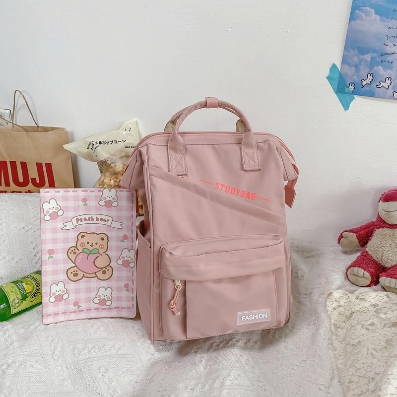 Водонепроницаемый рюкзак для женщин, нейлоновая школьная сумка для ноутбука, милый дорожный женский рюкзак, модные студенческие сумки