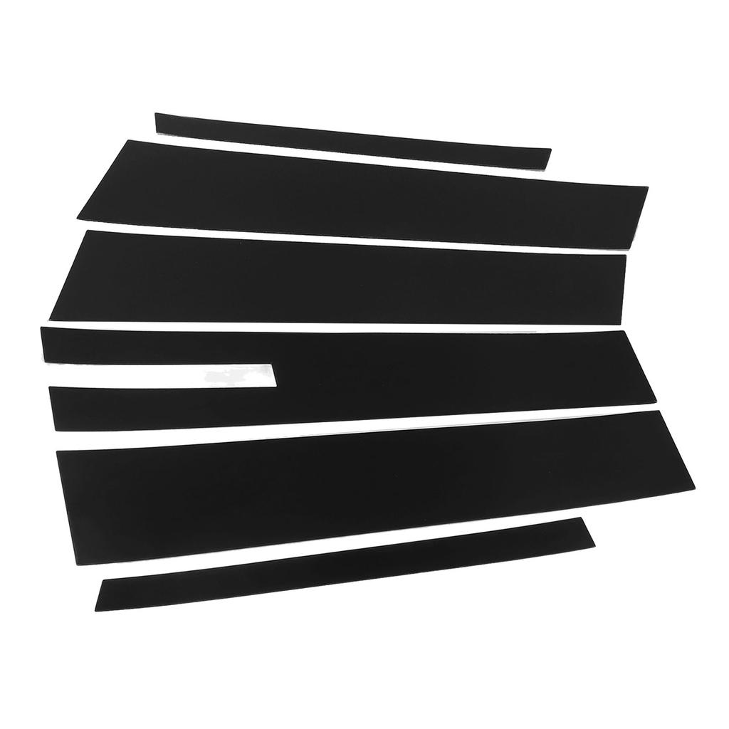 6 шт. глянцевая черная накладка на боковую дверь, сменная накладка на стойку стойки для Ford Taurus