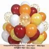 50PCS 12-inch Matte Balloon Set for Birthday, New Year, Wedding, and Party Decorations