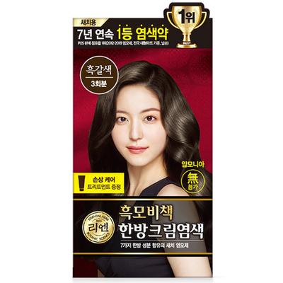 [LG] K-Beauty Heukmobichaek Oriental Крем-краска для волос / Наборы красителей для волос Treatment X 3 (6 цветов)