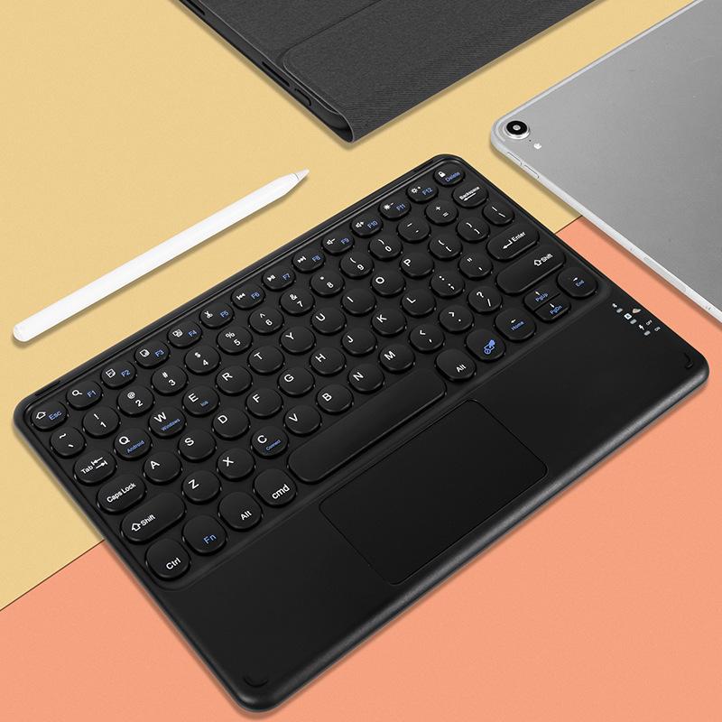 Беспроводная Bluetooth-клавиатура с тачпадом Иврит Испанский Корейский Для iPad Pro Air для Huawei Android Windows Планшета