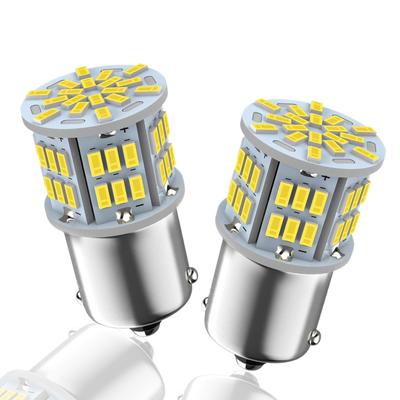 Autart -24V S25 Одноконтактная лампа, Белая, Угол расположения контактов 180 градусов (P21W, 1156, G18, BA15S)