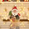 LED Santa Claus Wooden Ornament – Christmas Decoration & Gift