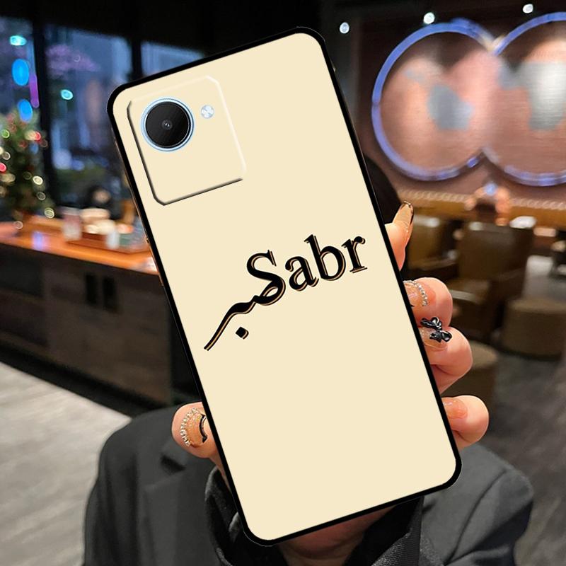 Чехол-книжка Sabr Patience для Realme 12 Pro Plus 11 13 14 15 GT6 GT7 Pro C55 C51 C53 C25 C63 C61 C65 C67 C71 C75