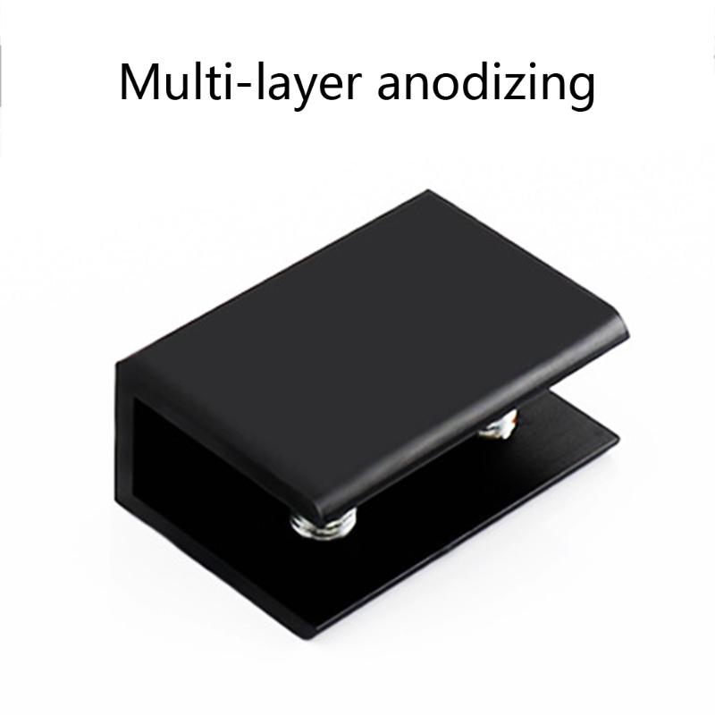 2 шт. Стеклянные полкодержатели Домашняя мебельная фурнитура Стекло Фиксирующие зажимы Фурнитура для ванной комнаты Гостиной