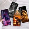 Мультяшные Аниме Животные Для Xiaomi Redmi 12 13C 12C 13 10C 9T A2 9A 9C 7A Note 10S 8T 10 9 8 Pro 4G 5G Черный Чехол Для Телефона