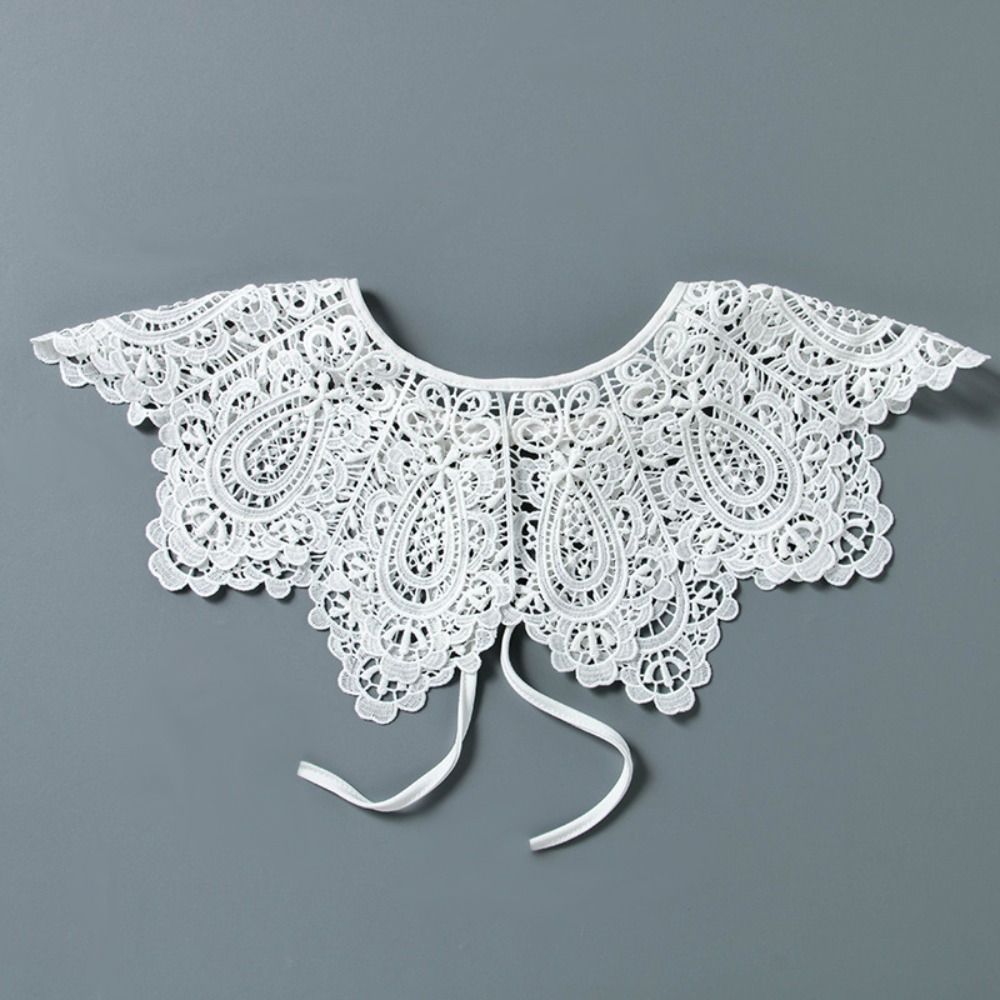 Lace Hollow Collar Detachable Shawl Decoration New Fake Collar Women
