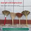 Handmade Red Pith Grass Broom for Indoor Cleaning