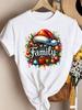 (Asian Size)tree sweet New Year Clothing T Shirt Women Fashion Christmas Festival Tee Top Print Woman Short Sleeve Graphic T-shirts