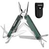 WORKPRO Multifunctional Pliers Outdoor Multi Tool Multi Pliers Folding Pliers Pliers Wire Cutter Saw File Driver Can Opener Locking Function Pouch