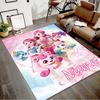 Custom Catch Teenieping Magic Sweetheart Коврик с персонализированным именем, Моющийся полиэстеровый коврик для прихожей, Подарок на Рождество, Пасху, День благодарения