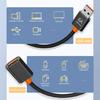 Прочный USB-удлинитель в плетеной нейлоновой оплетке длиной 150 см для зарядки