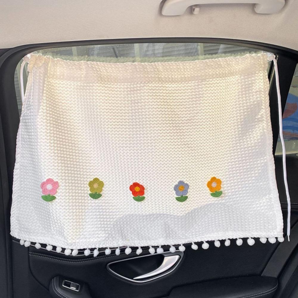 Автомобильные шторы Цветочные Автомобильные затемняющие шторы Универсальные Автомобильные раздвижные шторы с изображением медведя для детей