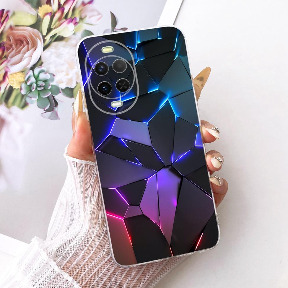 Прозрачный чехол для Huawei Nova 15 Чехол Милый Кот Мода Бабочка Роскошный Расписной Корпус Для Huawei Nova15 PSN-AL00