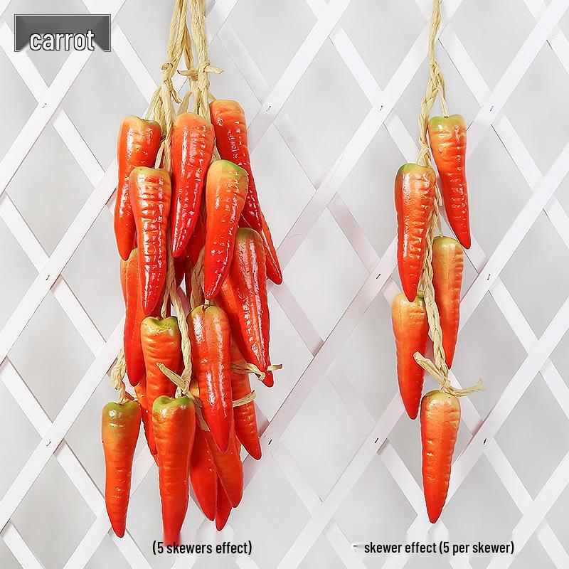 Farmhouse Veggie & Fruit Skewers with Corn, Chili, Garlic, and Peanuts - Perfect for Restaurant Decor